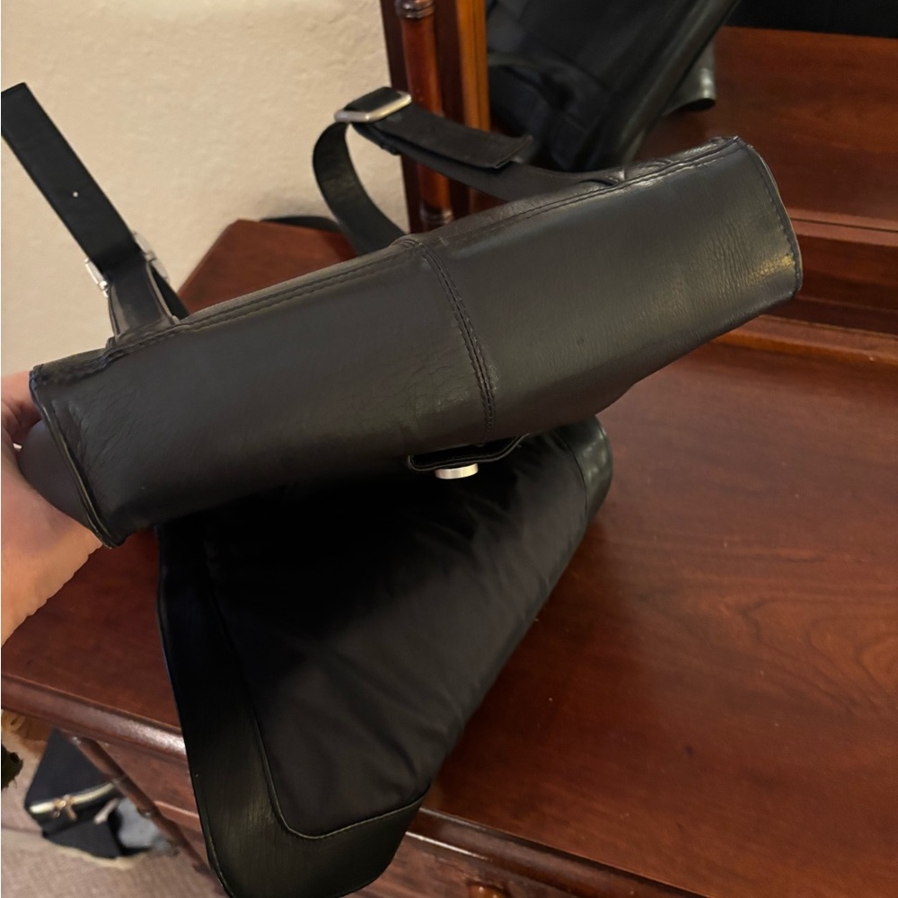 FRYE Leather Convertible Commuter Bag - Picture 12 of 14